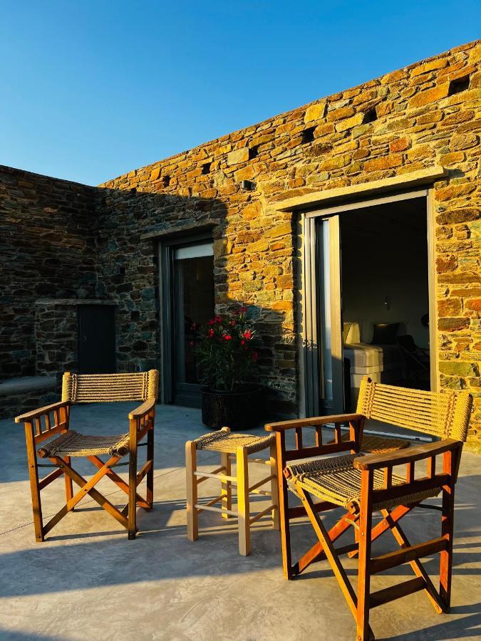 Aerino Seaside Villa Agios Romanos Bagian luar foto