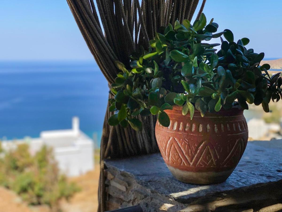 Aerino Seaside Villa Agios Romanos Bagian luar foto