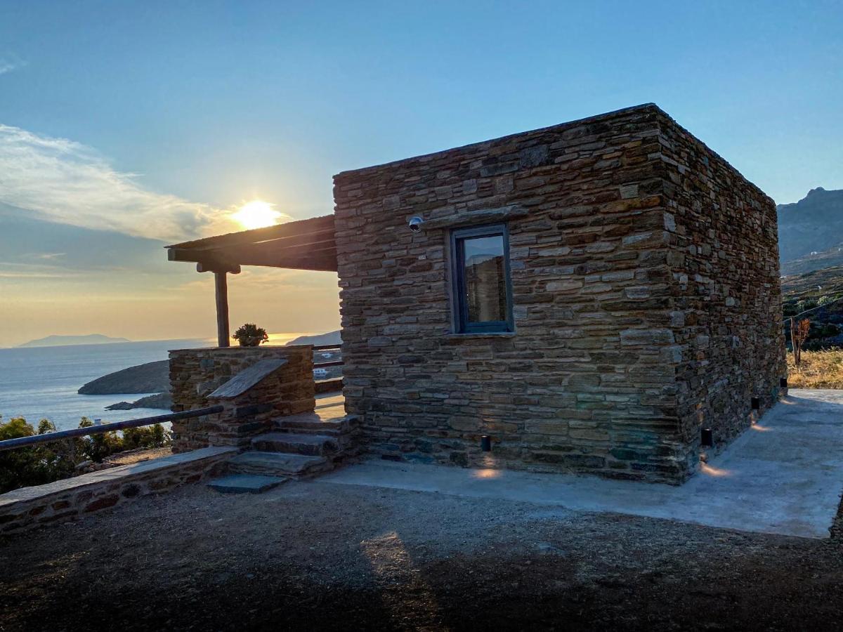 Aerino Seaside Villa Agios Romanos Bagian luar foto
