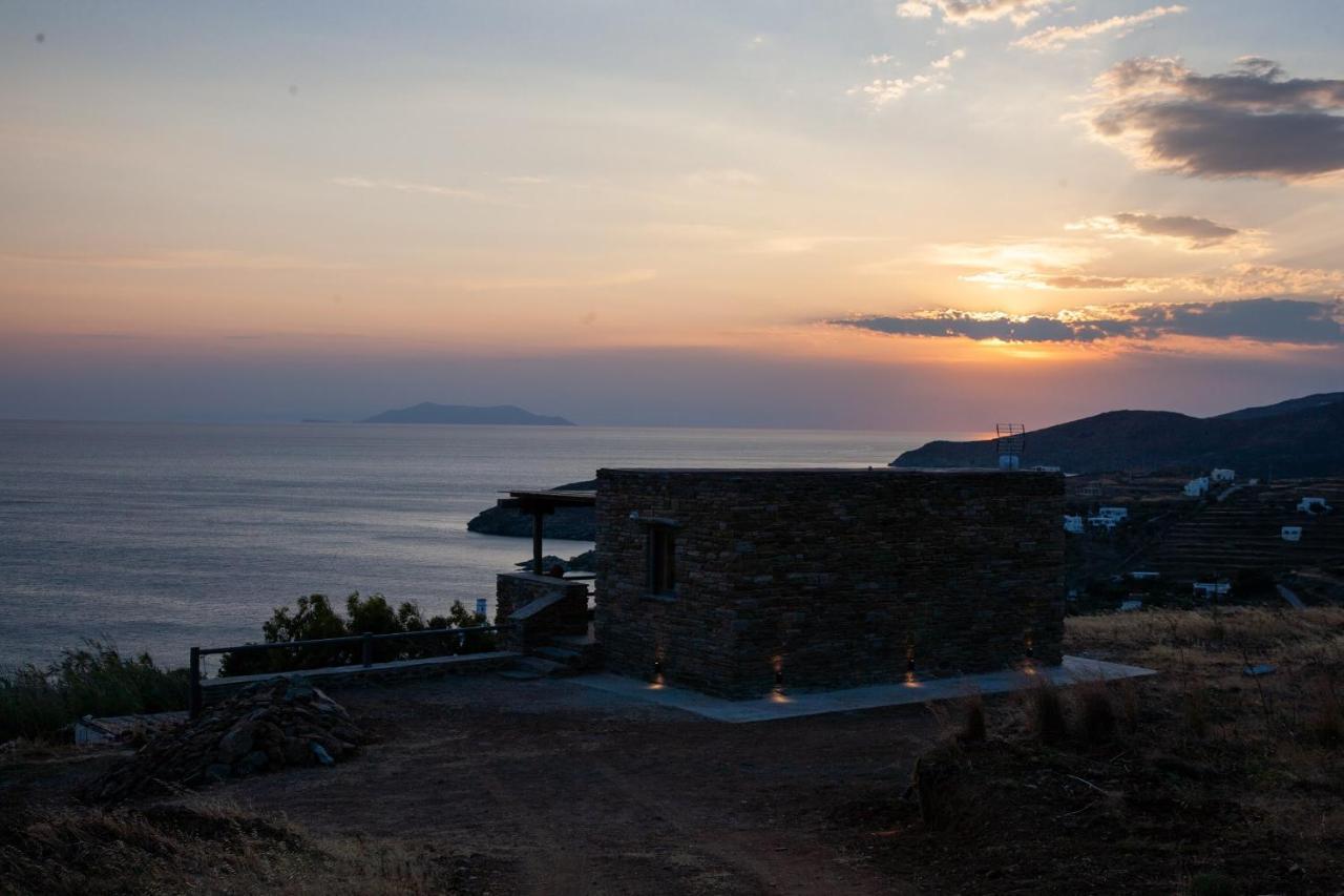 Aerino Seaside Villa Agios Romanos Bagian luar foto